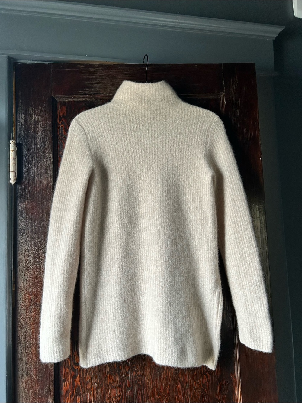 Vince 100% Cashmere Funnel Neck Pullover in Cream...Rare Find!